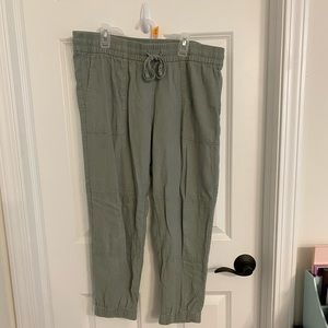 Calvin Klein linen jogger pants size 12